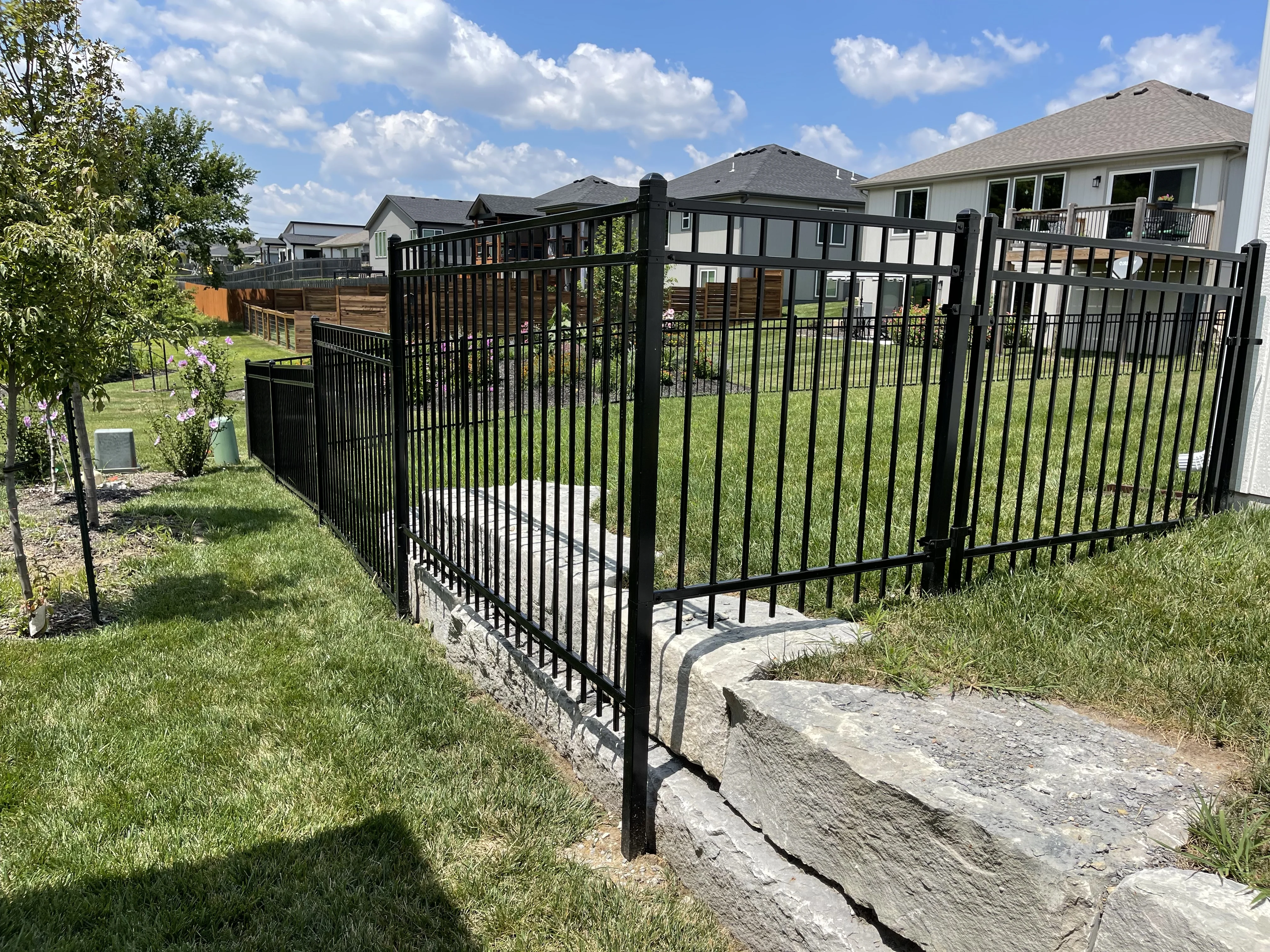Metal fence project