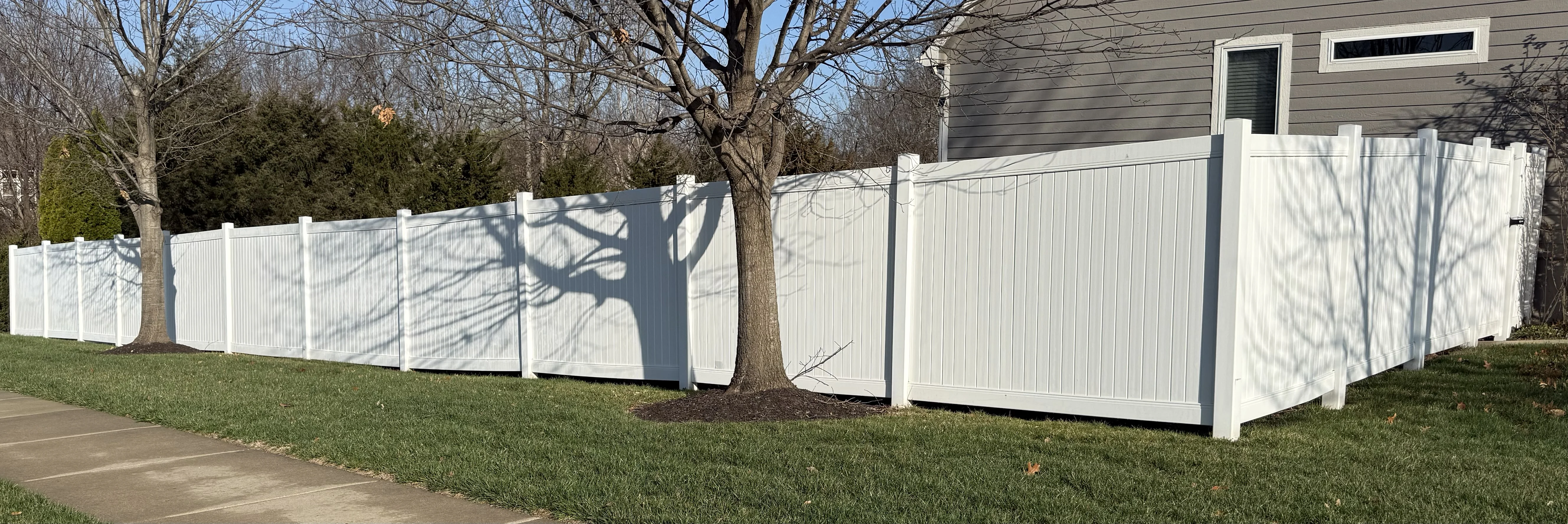 Vinyl fence project